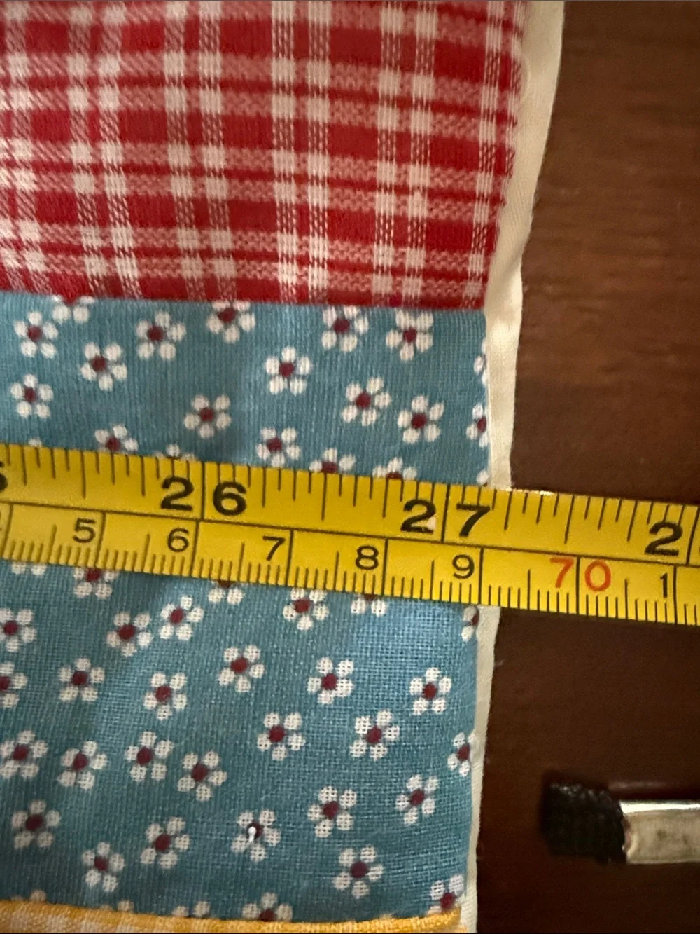 Grandma's Patchwork Hanging Quilt - Multi-Color Comfort picture insures